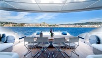 Yacht MISTRAL 55 -  Aft Deck Al Fresco Dining